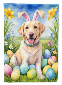Yellow Labrador Retriever Easter Egg Hunt Garden Flag Mailbox Flag Decorative Yard Flag Banner Outside Patio Artwork Yard Flower Beds, Garden Siz