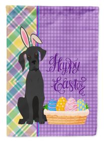 Black Great Dane Easter Garden Flag Mailbox Flag Decorative Yard Flag Banner Outside Patio Artwork Yard Flower Beds, Garden Size, Multicolor