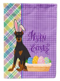 Black and Tan Doberman Pinscher Easter Garden Flag Mailbox Flag Decorative Yard Flag Banner Outside Patio Artwork Yard Flower Beds, Garden Size